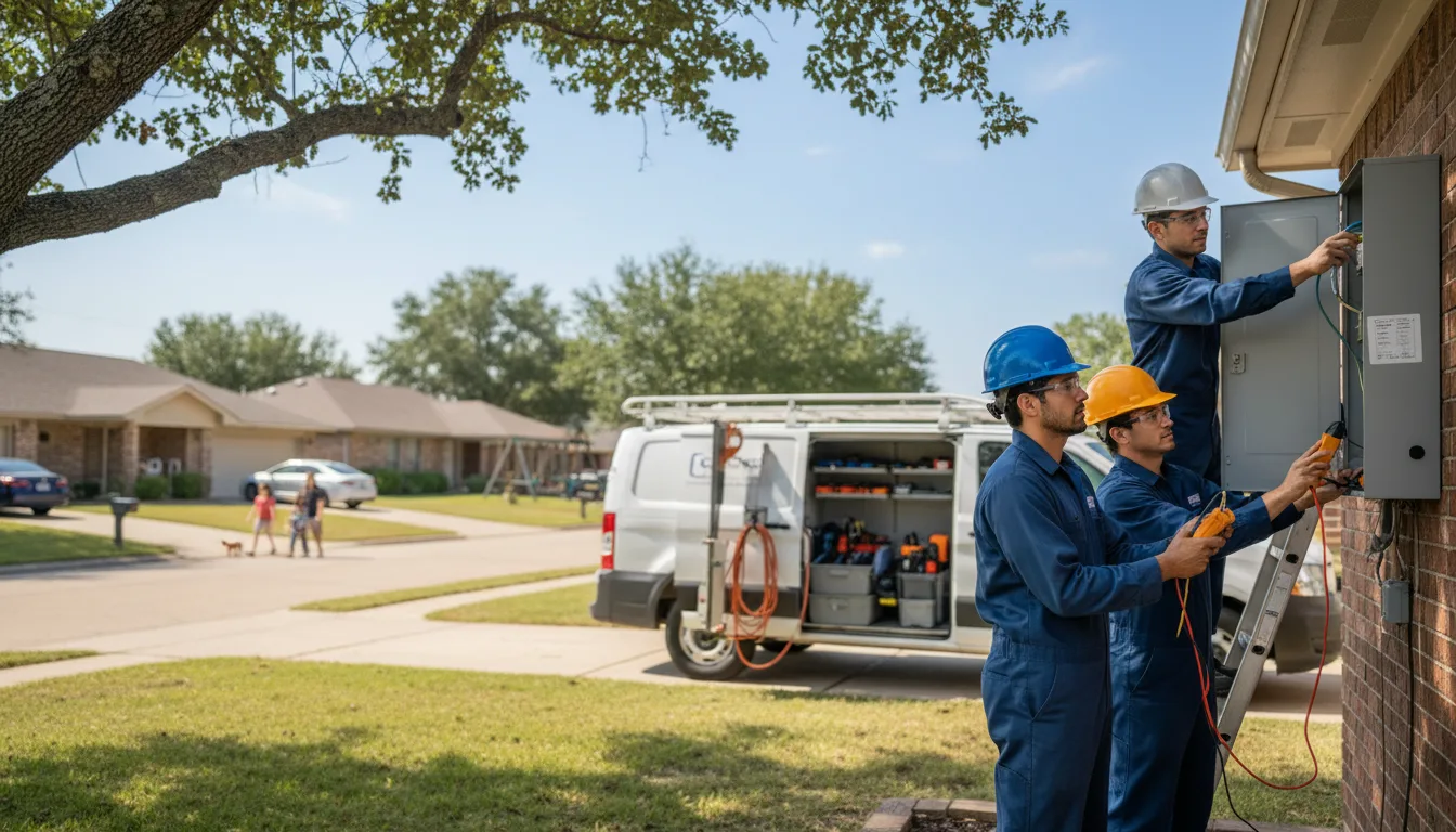 Certified electrician providing emergency electrical services in Ettrick, WI